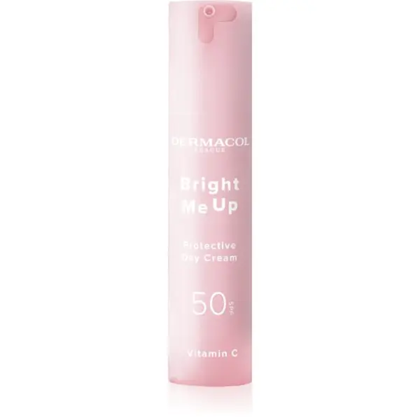 Dermacol Bright Me Up Protective Day Cream denný ochranný krém s vitamínom C SPF 50 50 ml