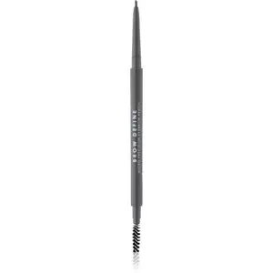 MUA Makeup Academy Brow Define precízna ceruzka na obočie s kefkou odtieň Grey 0.05 g