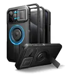 Dexnor MagSafe 360 Kickstand Camprotector obal iPhone 15 Pro Max, černý