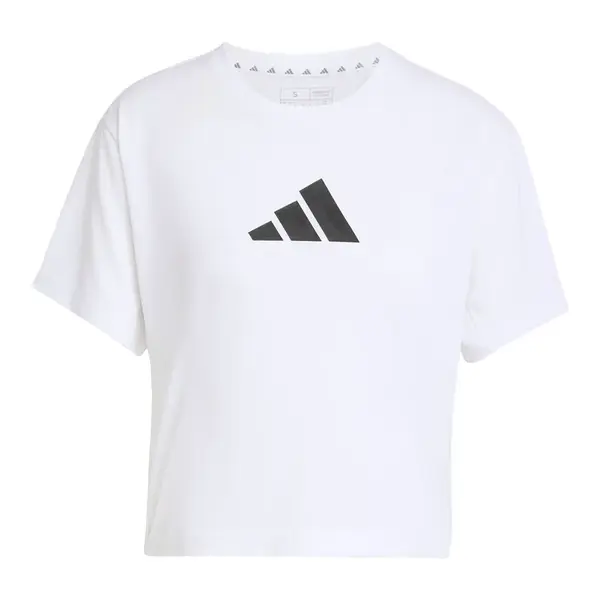 ADIDAS PERFORMANCE Funkčné tričko 'Essentials'  čierna / biela