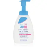 Sebamed Baby Wash velmi jemná mycí emulze na tělo a vlasy 400 ml