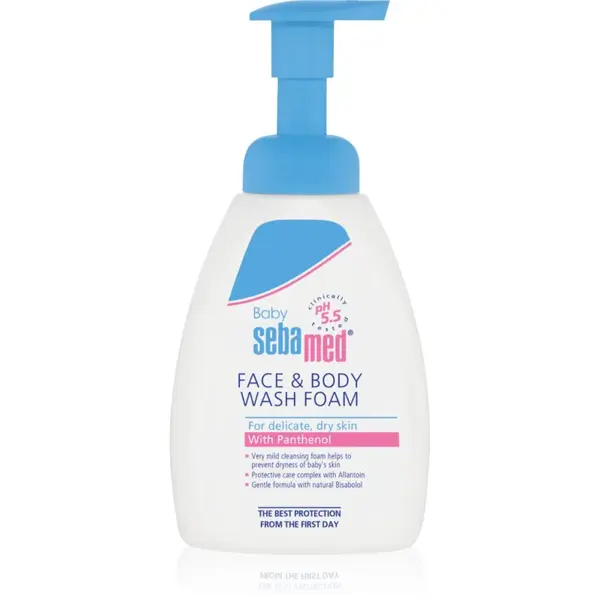 Sebamed Baby Wash velmi jemná mycí emulze na tělo a vlasy 400 ml
