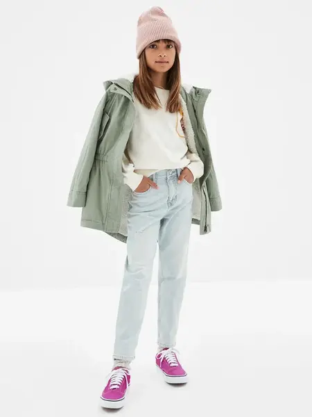 GAP Dětské džíny mom destroy - Holky