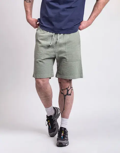 Service Works Seersucker Chef Shorts SAGE M