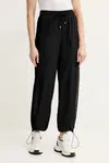 Kalhoty Liu Jo dámské, černá barva, široké, high waist, TA5074 T2900