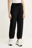 Kalhoty Liu Jo dámské, černá barva, široké, high waist, TA5074 T2900