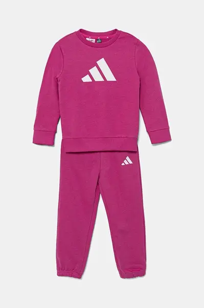 Dětská tepláková souprava adidas růžová barva, JC9646