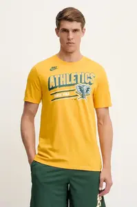 Bavlněné tričko Nike Oakland Athletics 1982-92
