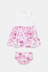 Dětské bavlněné šaty Guess bílá barva, mini, A5GK10 WH710