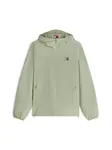 Tommy Jeans Prechodná bunda 'Packable Ripstop Relaxed Hooded'  pastelovo zelená