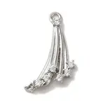 Brass Micro Pave Cubic Zirconia Pendants