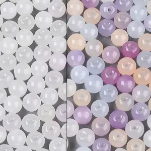Transparent Glass UV Reactive Beads