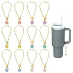Heart Alloy Enamel Cup Pendant Decorations