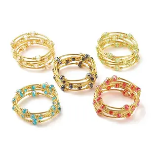Bling Glass Beaded Wrap Bracelet