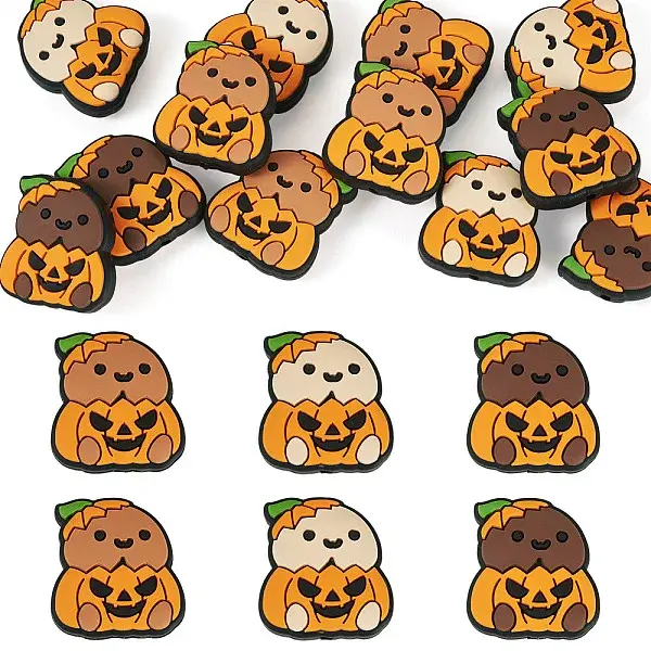 12Pcs 3 Styles Silicone Beads