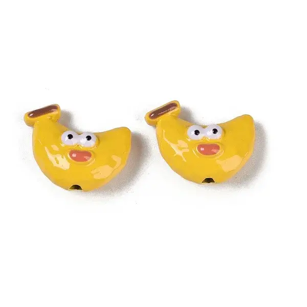 Spray Painted Alloy Beads