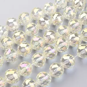Electroplate Glass Bead Strands
