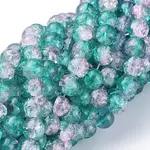 Crackle Glass Beads Strands