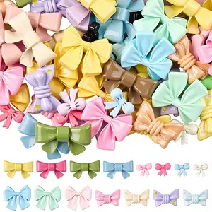 80Pcs 4 Styles Resin Cabochons