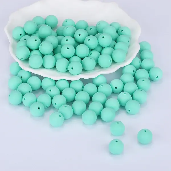 Round Silicone Focal Beads