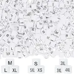 234Pcs 9 Style XS-5XL Plastic Clothing Trouser Size Markers