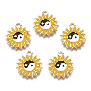 Alloy Enamel Pendants