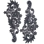 Polyester Embroidery Flower Lace Appliques