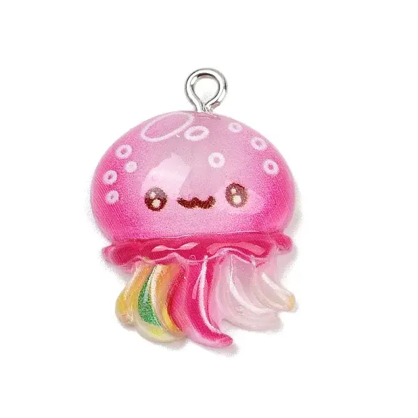 Marine Organism Resin Pendants