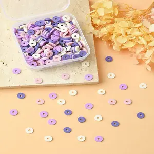 20G 4 Colors Handmade Polymer Clay Beads