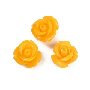 Synthetic Coral Carved Beads
