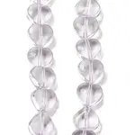 Baking Paint Transparent Glass Beads Strands