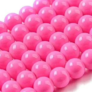 Painted Glass Bead Strands