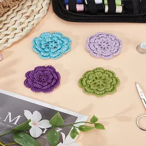 4Pcs 4 Colors Hand-woven Cotton Ornament Accessories