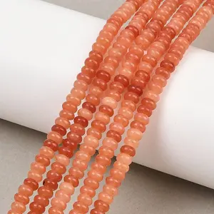 Natural White Jade Beads Strands