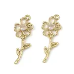 Brass Micro Pave Cubic Zirconia Pendants