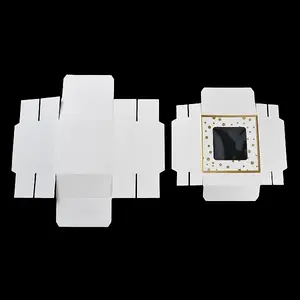 Gold Stamping Polka Dot Cardboard Gift Package Boxes