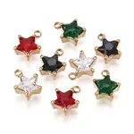 304 Stainless Steel and Cubic Zirconia Pendants