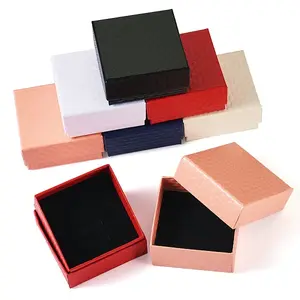 Rhombus Textured Cardboard Gift Storage Boxes
