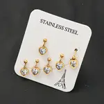 Ion Plating(IP) 304 Stainless Steel Ear Plugs Gauges