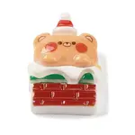 Christmas Bear Theme Opaque Resin Decoden Cabochons