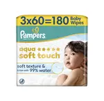 Pampers Aqua Soft Touch Baby detské čistiace obrúsky