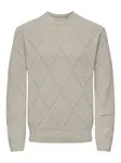 Only & Sons Sveter 'Farid'  tmelová
