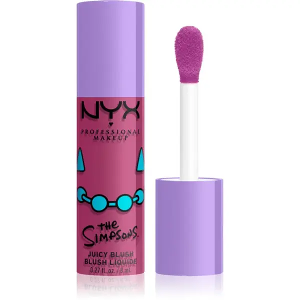 NYX Professional Makeup The Simpsons Fat Cheeks tekutá tvářenka odstín Lavendar Sass 8 ml
