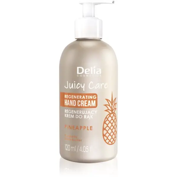 Delia Cosmetics Juicy Care Pineapple regenerační krém na ruce 120 ml