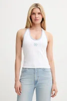 Top Levi's GR ELLA HALTER TOP bílá barva, 001QW