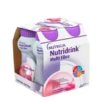 Nutridrink Multi Fibre s příchutí jahodovou 4x200 ml
