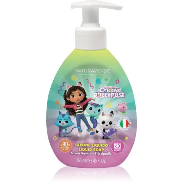 Gabby's Dollhouse Naturaverde Kids tekuté mydlo 250 ml