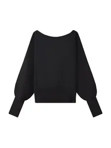 Bershka Sveter  čierna