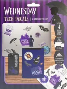 Wednesday samolepky technické
