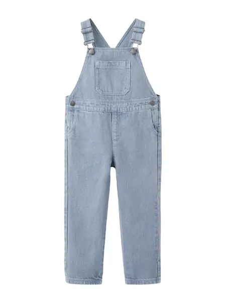 MANGO KIDS Džínsy 'DUNGAREES OCEAN'  modrá denim